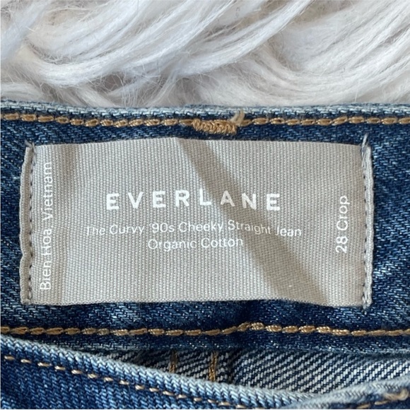 EVERLANE The Curvy 90’s Cheeky Straight Crop size 28 - Picture 11 of 13